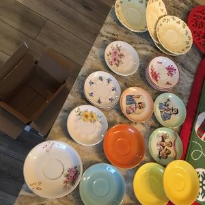 Numerous fine saucers
